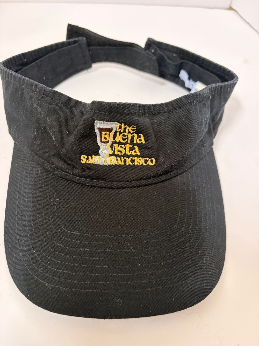 The Buena Vista San Francisco Embroidered Black Visor